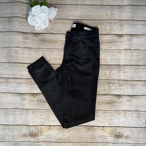Jessica Simpson Super Skinny black coated jeans size 4 27 Denim